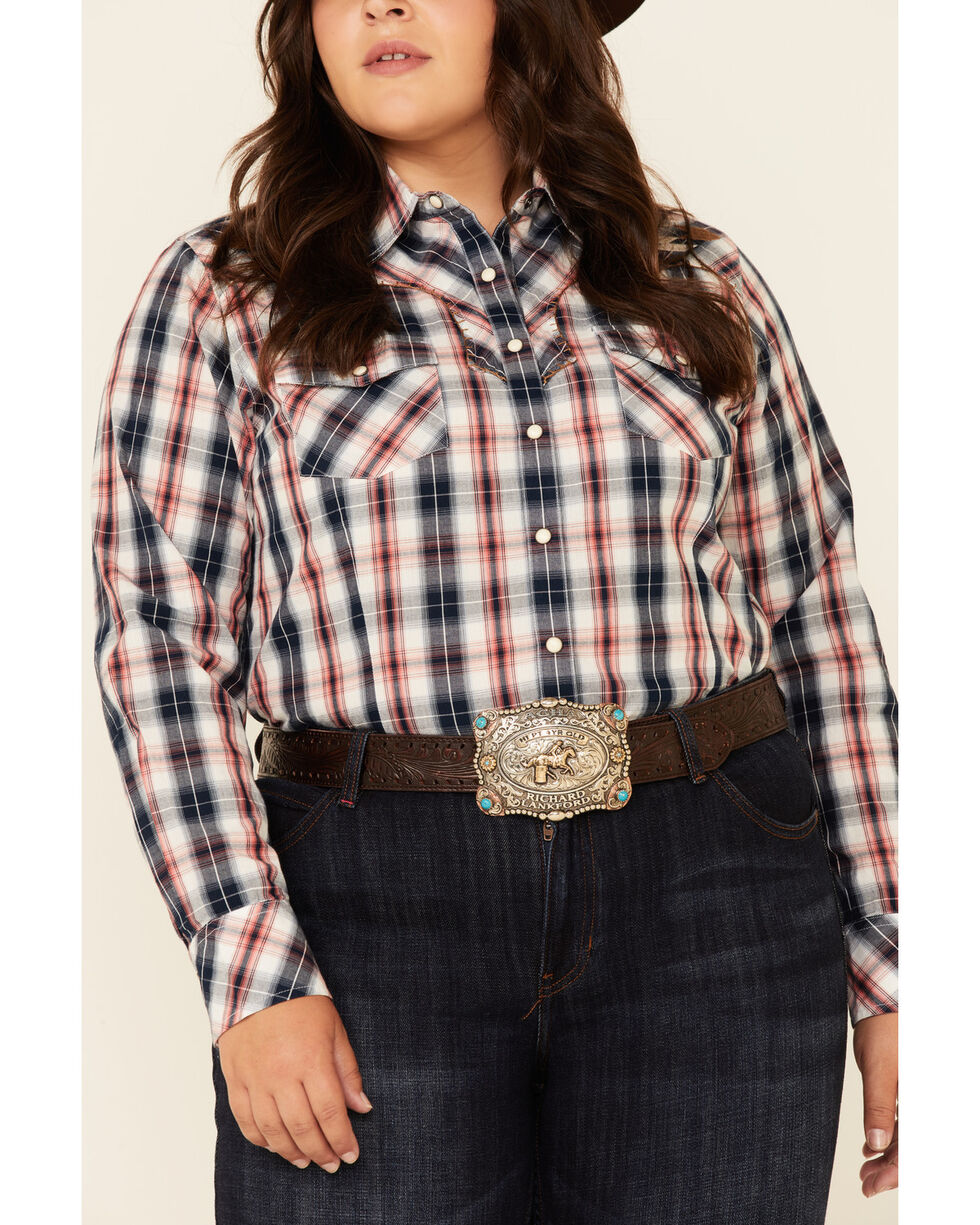 Ariat Real Women's Vibrant Snap Long Sleeve Western Shirt Multi 10026606 